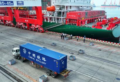 黑龍江“一單制”鐵海快線班列常態化開行