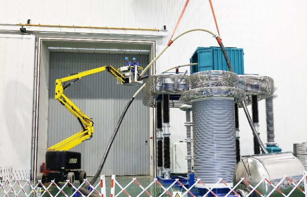 “國蛟一號”國內首套超高壓直流電纜綜合性能試驗平臺建成投運