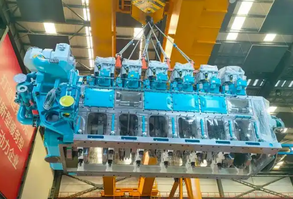 中國自主知識產權核電站應急柴油發電機組——“核柴一號”發布