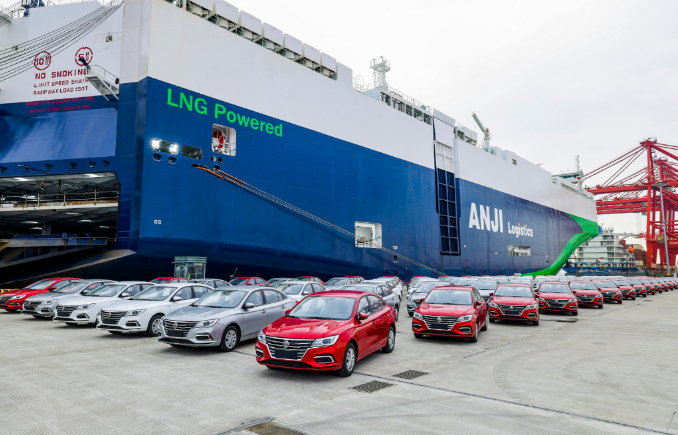 上汽集團領銜中國汽車品牌“跨洋出海”