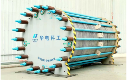 華電科工新一代大規模制氫裝備下線