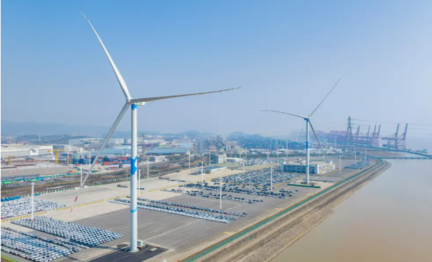 浙江首個綠電碼頭已“捕風”發電3000萬度