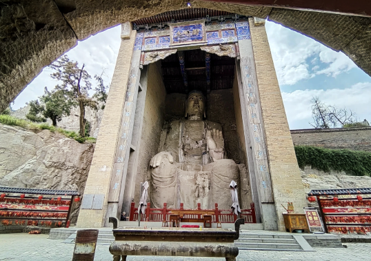 大伾山摩崖大佛時隔580年再次啟動整體“大修”