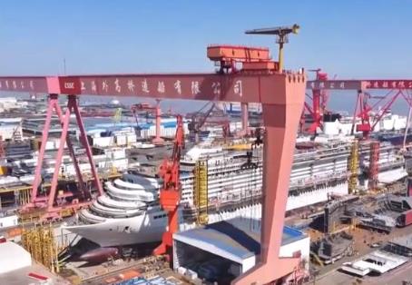 我國大型汽車運輸船“上新” 創建造周期最快紀錄