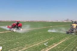 水肥“精準投喂” 全國各地用科技澆出冬小麥好苗情
