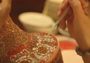 景泰藍：釉彩生輝 掐絲成畫