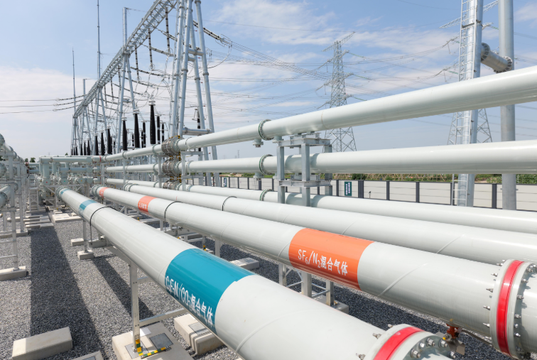 全國首臺550千伏環保氣體絕緣裝備成功投運