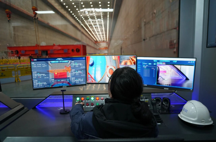 全球首套水電站橋機遠程智能操作系統上線