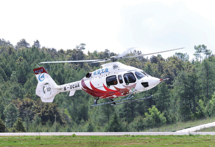 國產雙發直升機首次完成高原自轉著陸試飛