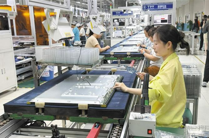 每8秒產出一臺液晶電視 陜西咸陽電子顯示產業“鏈”動發力