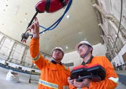 我國首條海洋油氣裝備智能化涂裝產線投用