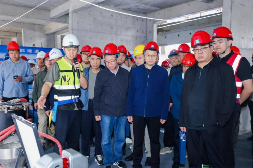 2025年阜陽市城鄉建設系統“質量月”活動暨現場觀摩會在中建八局項目成功舉辦