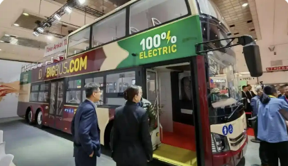 安凱E60純電微循環巴士亮相比利時客車展