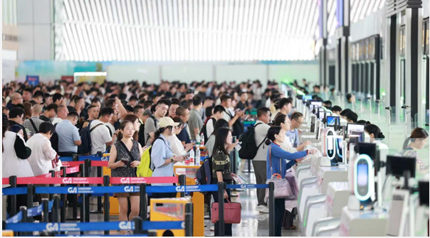 再提速！重慶江北機場2025年旅客吞吐量提前突破4000萬人次