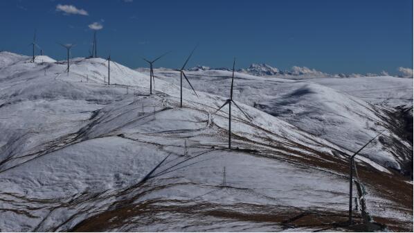 我國海拔最高風電項目并網發電