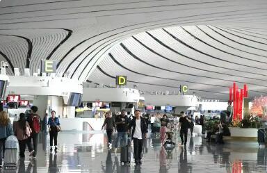 北京大興國際機場年旅客吞吐量首次突破5000萬人次