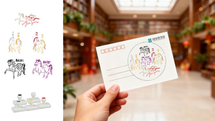 國圖文創館非遺市集啟幕 馬年藏書票同步首發