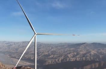 我國西北地區最高風電項目首批風機并網