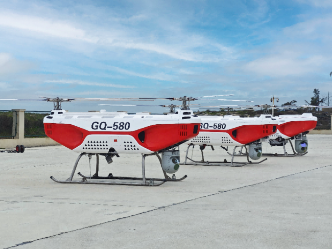 航天國器GQ-580無人直升機圓滿完成夢舟載人飛船試驗任務