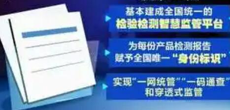 每份報告都有“身份證”！2027年底基本建成全國統一檢驗檢測智慧監管平臺
