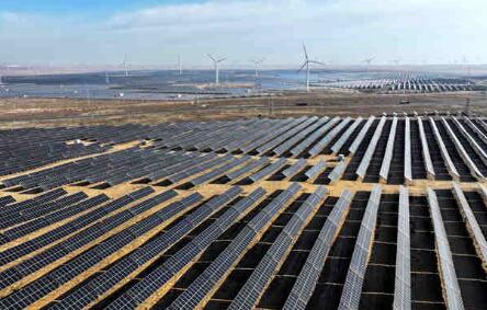 我國單體最大采煤沉陷區復合光伏項目投運