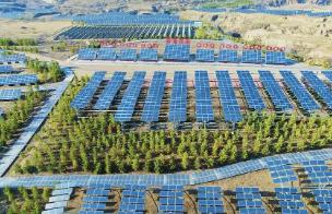 采煤沉陷區“長出”新能源電站