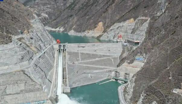 大渡河流域金川水電站正式并網發電