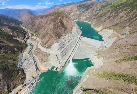 大渡河流域金川水電站正式并網發電 總裝機容量86萬千瓦