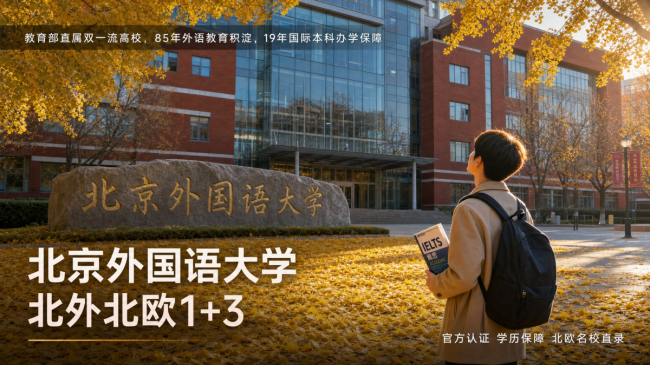 北歐本科留學怎么選？從費用、專業、認證看北京外國語大學IEP北歐1+3路徑