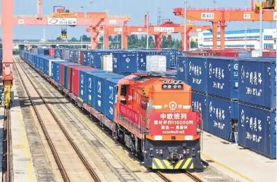 今年前7個月中歐班列開行同比增長17.6%