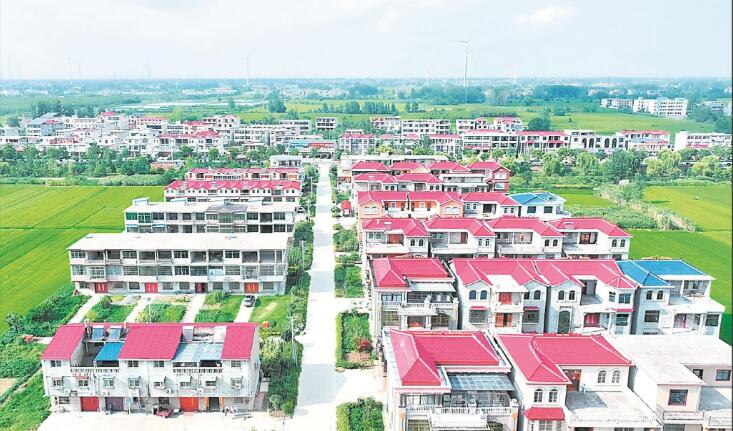 安徽省阜南縣傳承王家壩精神 蓄洪洼地蝶變和美家園