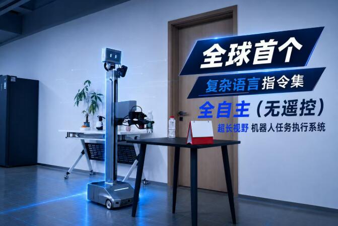 全球首個全自主超長視野機器人任務執行系統發布