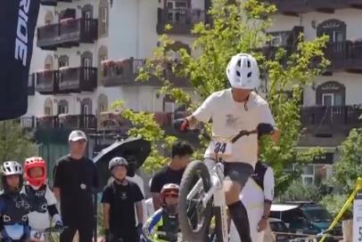 運動小城“火”出圈 外籍游客為“冬雪夏騎”“冬雪夏跑”而來