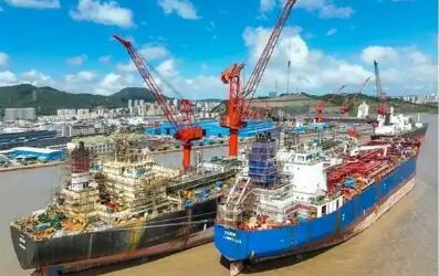 前7個月修理外籍船舶1700艘次 浙江舟山船舶修理產業繼續全球領跑