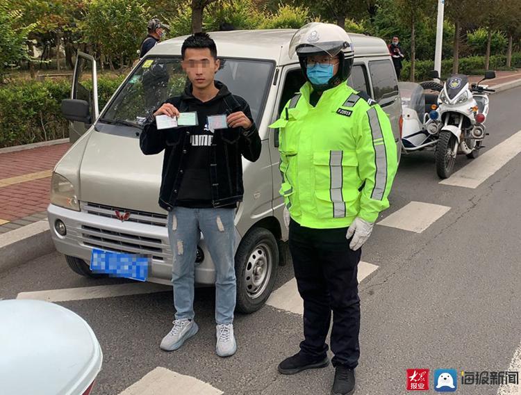 7座面包車竟載10人 男子亮假證被識破直呼駕考太難