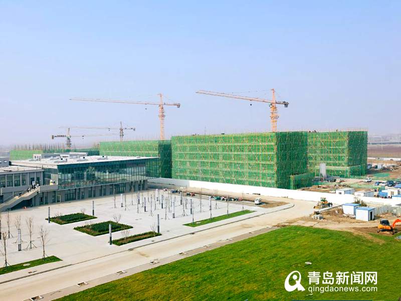 萊西這所高校二期工程封頂 