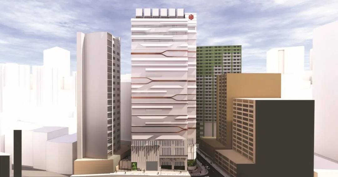 萬國數據香港一號數據中心主體大樓效果圖