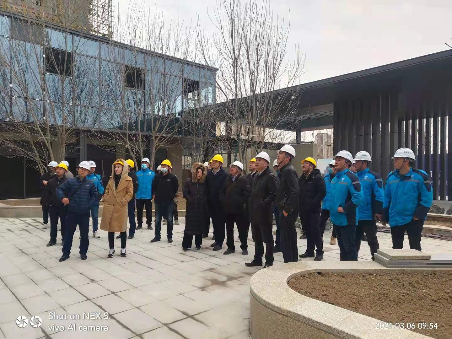 山東綠城萬合房地產公司董事長徐國忠赴上海寶冶齊河百合新城書香園項目調研 