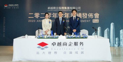 卓越商企服務年報首秀：歸母凈利潤同比增長82.1%