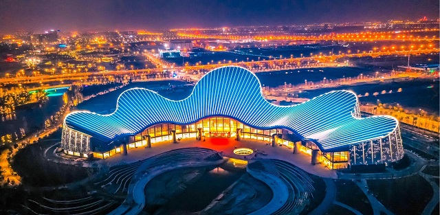 南通大劇院迎來首次綻放，中建八局助力打造南通文化新名片！