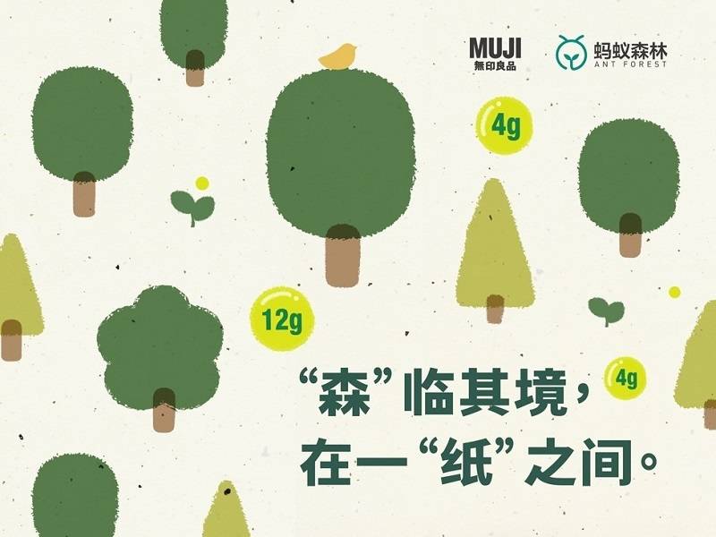 線上公益新實踐，巧得MUJI無印良品螞蟻森林能量球