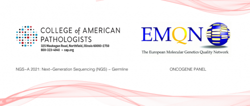  求臻醫學雙滿分通過2021年CAP NGS-A 、EMQN ONCOGENE PANEL能力驗證