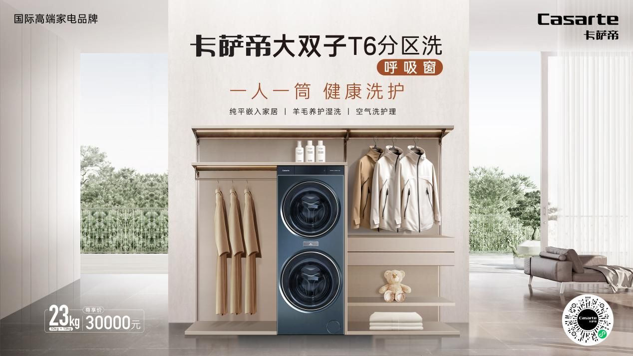 分區洗選購指南！卡薩帝雙子T6被評為首選