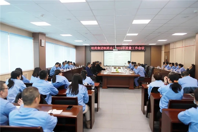  聚質量共識 鑄哈藥明天，哈藥總廠召開2024年質量工作會議 