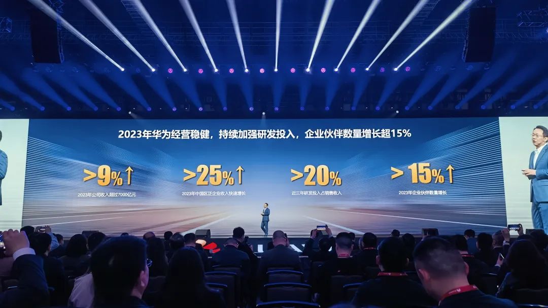 華為企業業務合作伙伴數超4萬家 2023年中國區收入增長超25%