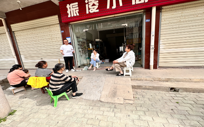 武漢黃陂：烈日炎炎送“涼策”精準指導助經營