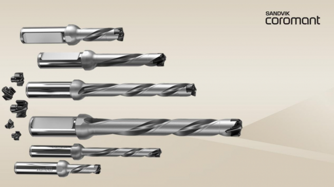 樹立“即插即用”可換刀鉆頭標桿，山特維克可樂滿推出CoroDrill? DE10，以卓越性能成就大批量孔加工