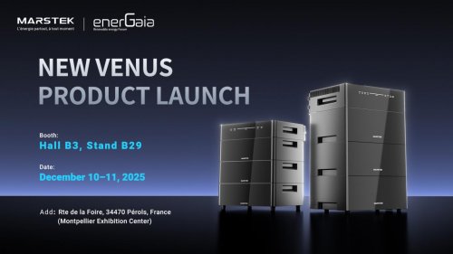 MARSTEK于法國蒙彼利埃國際可再生能源展重磅發布全新VENUS儲能系統